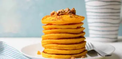 Hot cakes de avena con zanahoria: pastel de zanahoria en desayuno saludable
