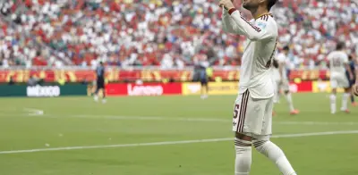 Álex Baena dedica gol a María Caamaño en el Mundial 2026
