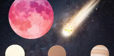 Lluvia de estrellas, planetas alineados y Luna de Fresa: Eventos astronómicos de junio 2026