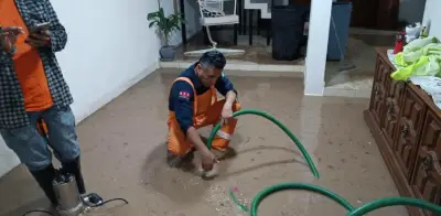 Lluvias intensas causan inundaciones y derrumbes en Hidalgo y Querétaro