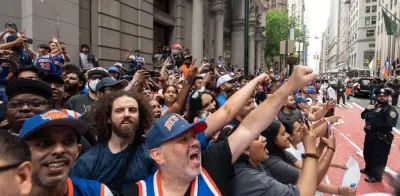 Locura en Nueva York: marea humana celebra título de los Knicks tras 53 años