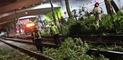 Por segunda vez en la semana suspenden servicio en tramo del Tren Ligero