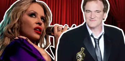 Quentin Tarantino y Kylie Minogue protagonizan 'Tangled Up in Blue'