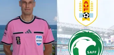 Árbitros vestirán de rosa en Uruguay vs Arabia Saudita como homenaje a Miami