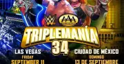 AAA y WWE revelan póster de Triplemanía 34 con estilo WrestleMania