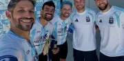 Aficionados argentinos recorren 7.500 km en bici para llegar al Mundial 2026