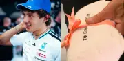 Antonelli recibe toalla de Kardashian tras incidente en Mónaco