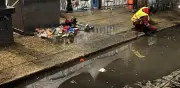 Basura y calles inundadas tras festejos del Tri en Reforma y Zócalo CDMX