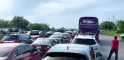 Bloquean carretera en Tamaulipas por falta de energía eléctrica