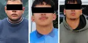 Capturan a tres presuntos integrantes de célula criminal en CDMX con arma y droga