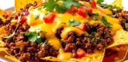 Cómo hacer nachos con carne y queso amarillo: receta tex-mex fácil