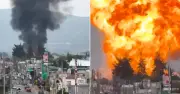 Explosión de pipas de gas en Tepeaca, Puebla: evacúan a 1,753 estudiantes