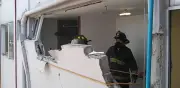 Explosión por acumulación de gas derriba muro en la colonia Del Valle