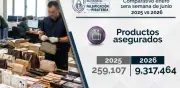 FGR asegura 3 mil 500% más piratería en un año