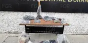 FGR asegura 7 autos blindados y armas en Durango tras denuncia anónima