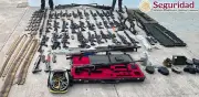 Golpe al crimen: SSPC asegura arsenal en Badiraguato, Sinaloa
