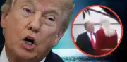 La verdad detrás de las fotos virales de Trump con extraterrestres