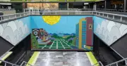 Metro Universidad estrena imagen inspirada en la UNAM y su paisaje