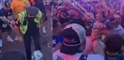 Policía enamora aficionados en Fan Fest de Boston previo a Escocia vs Haití