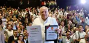 Rafa Marín formaliza su registro como aspirante a la Coordinación Estatal de Morena