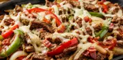 Receta de alambre de res con queso para taquizas, fácil y delicioso