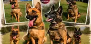 Semar despide con honores a caninos Niko, Hunter e Hidra tras años de servicio