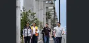 Supervisan avances de puentes peatonales de Línea 4 del Metro en NL