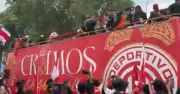 Toluca celebra con oleada escarlata su título de Concachampions