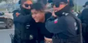 Tres detenidos en protesta por fuga de aguas negras en Guadalupe, NL