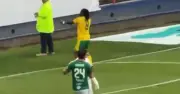 Tshabalala vuelve a marcar a México en Juego de Leyendas en Pachuca
