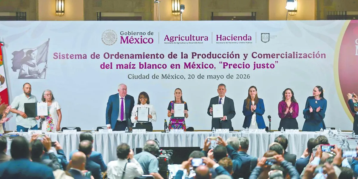 Gobierno y sector privado firman acuerdo para garantizar precio justo del maíz blanco
