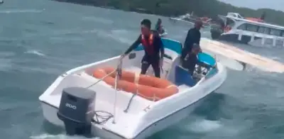 15 turistas indios mueren ahogados al volcarse lancha en Vietnam