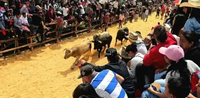 20 mil asistentes en la Santiagada de Hidalgo sin heridos por toros
