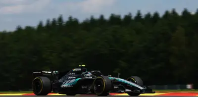 Antonelli domina segunda práctica en Bélgica; Checo Pérez termina 20