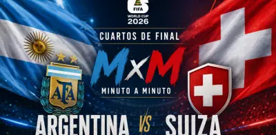 Argentina vs Suiza EN VIVO: Cuartos de final Mundial 2026 minuto a minuto