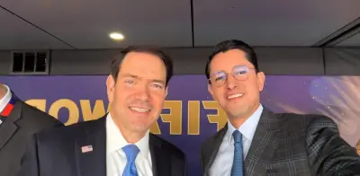 Canciller mexicano saluda a Marco Rubio en final del Mundial 2026