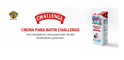 Challenge Whipping Cream: alta precisión y rendimiento para la industria