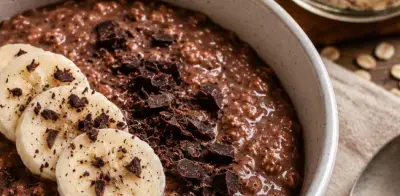 Cómo preparar avena de chocolate cremosa y nutritiva: con y sin azúcar