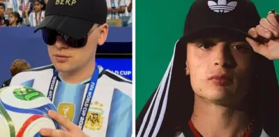 Confunden a Peso Pluma con Bizarrap en clausura del Mundial 2026