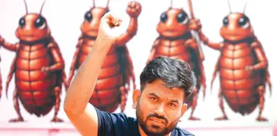 De un tuit viral nació el Partido de la Cucaracha en India; Gen Z desafía a Modi