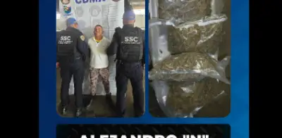 Detienen a “El Manotas” por narcomenudeo en Cuajimalpa, CDMX