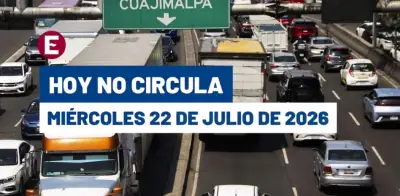 Hoy No Circula miércoles 22 julio 2026: autos afectados y multas