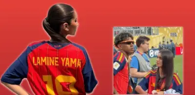 ¿Ignoró Lamine Yamal a su novia? Video viral desata polémica