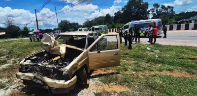 Nueve monjes mueren atropellados por niño de 11 años en Tailandia
