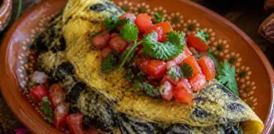 Omelette de huitlacoche: receta del caviar mexicano para el desayuno
