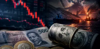 Peso mexicano cae 0.32% por tensiones en Medio Oriente y sólidos datos de EU