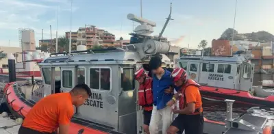 Semar evacúa a turista con convulsiones en Cabo San Lucas, BCS