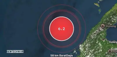 Sismo de magnitud 6.2 sacude el este de Indonesia sin alerta de tsunami