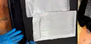 Aseguran 2.66 kg de ketamina en maleta con doble fondo en aeropuerto de Cancún