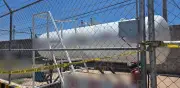 Aseguran más de 2 mil litros de gas LP en cateo en Durango